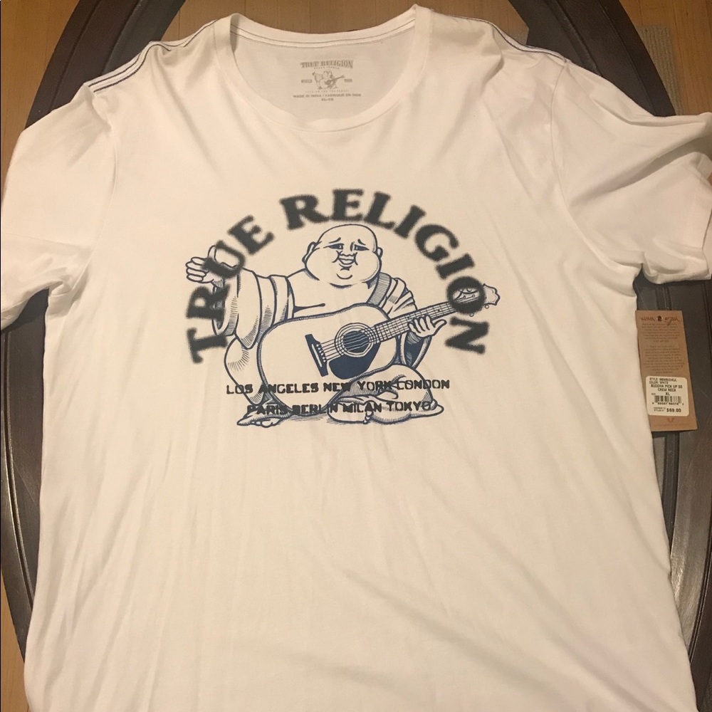 Men’s True Religion Short Sleeve Shirt Size XL